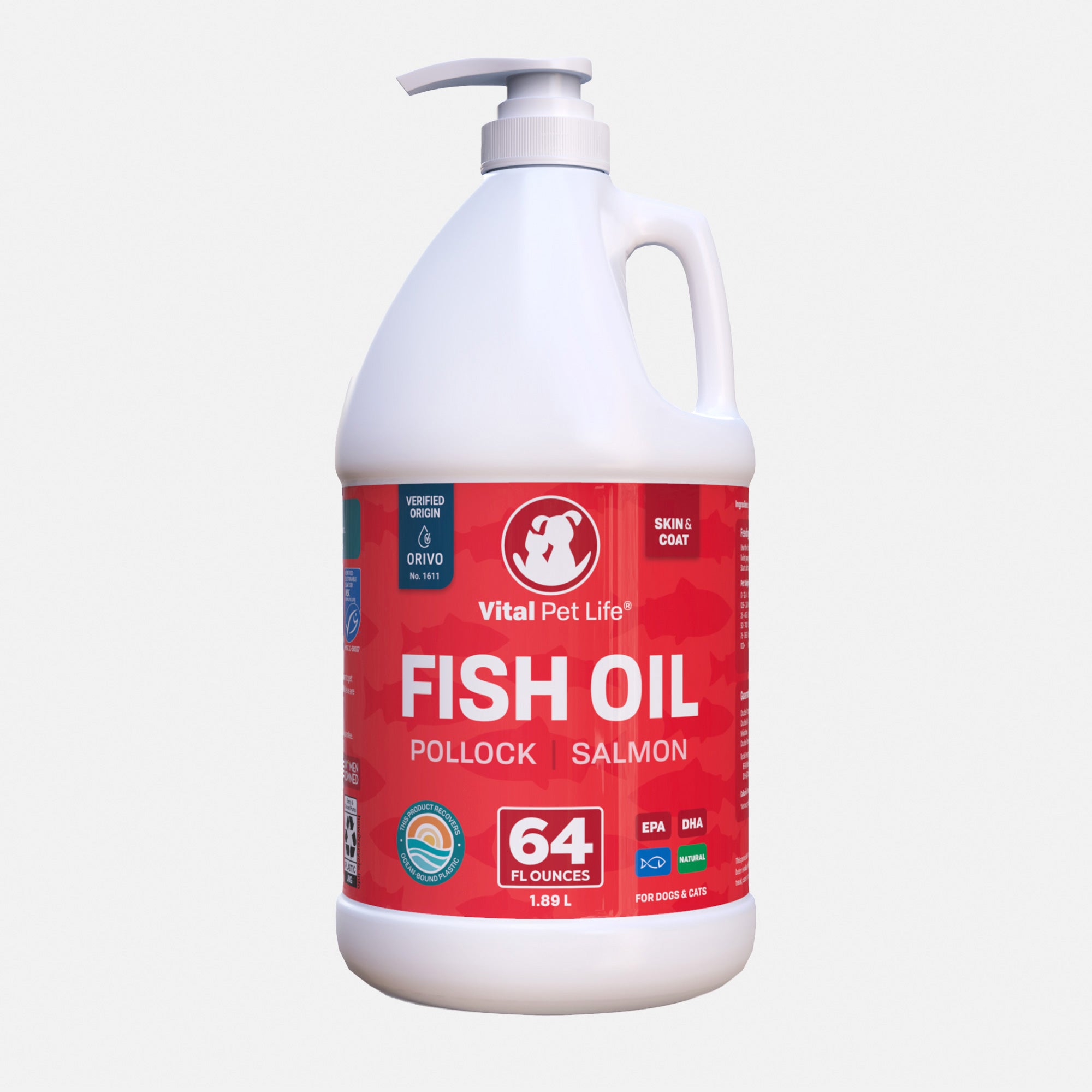 Salmon Oil for Dogs Cats Vital Pet Life