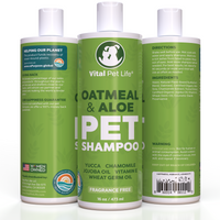 oatmeal aloe shampoo for dogs and cats