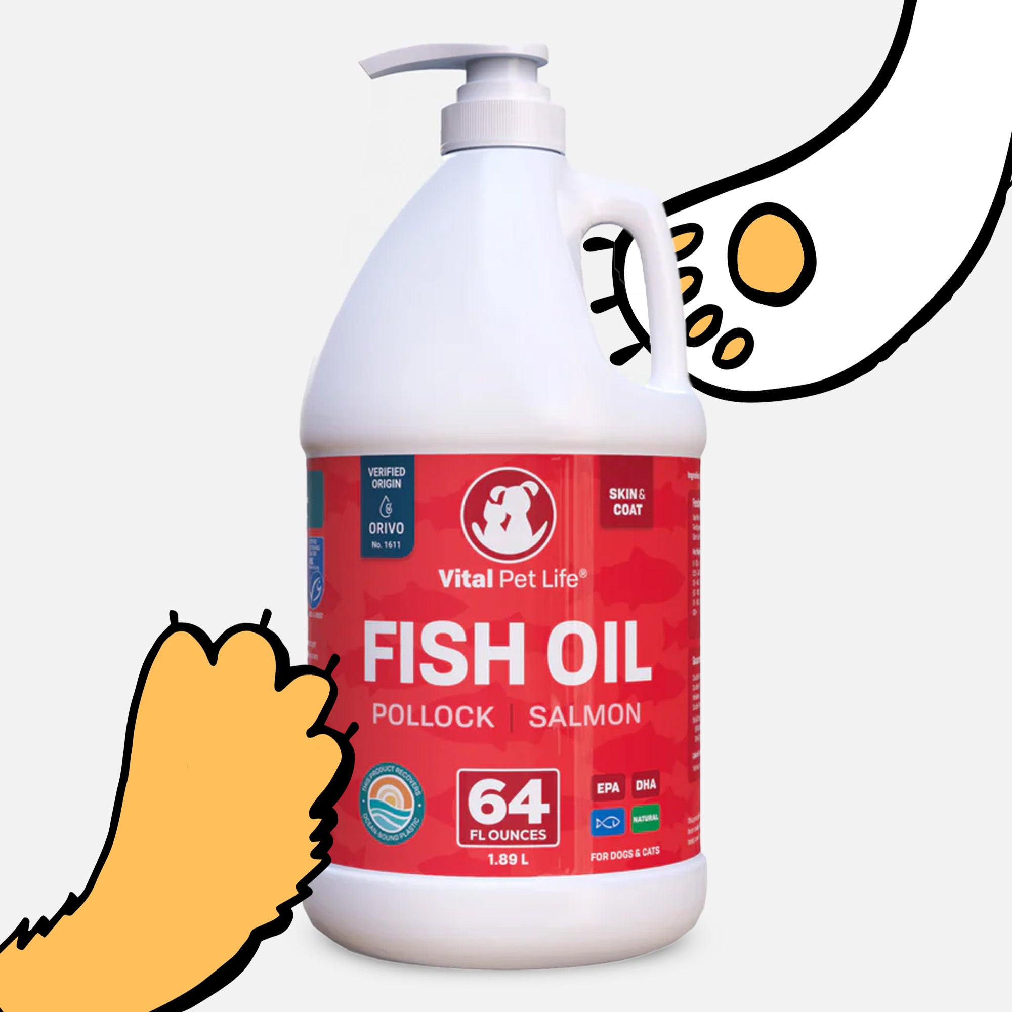 Pet origins salmon oil best sale